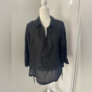 Isaac Mizrahi Black Women's Blouse